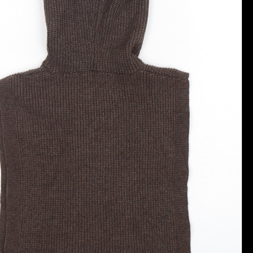 Primark Womens Brown  Polyester Cape Hoodie One Size