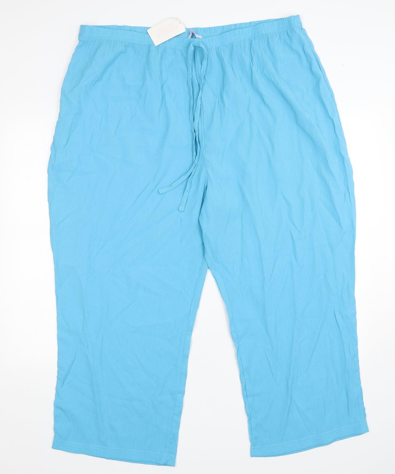 Casual Comfort Womens Blue  Polyester Trousers  Size 40 in L26 in Regular