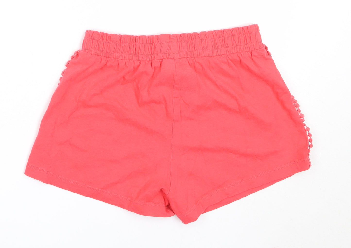 TU Girls Red  Cotton Hot Pants Shorts Size 10 Years  Regular