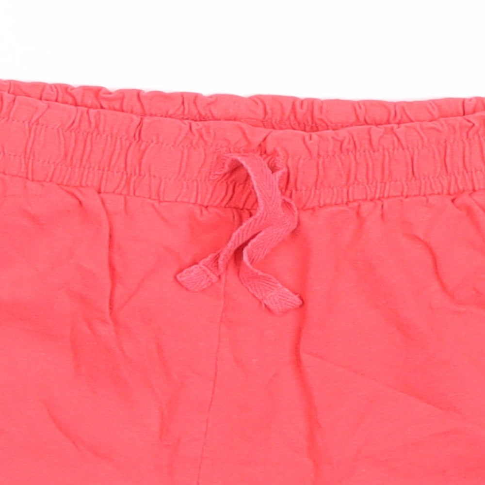 TU Girls Red  Cotton Hot Pants Shorts Size 10 Years  Regular