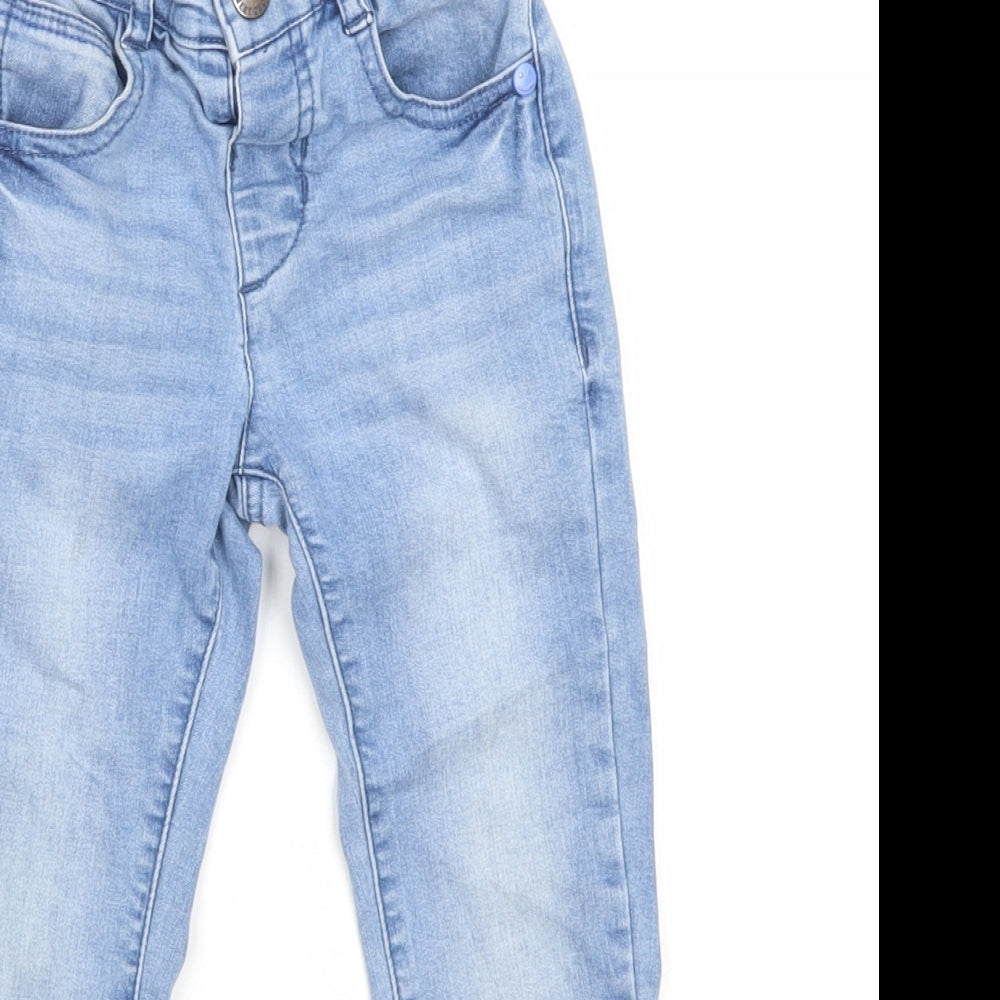 NEXT Boys Blue  Cotton Skinny Jeans Size 2-3 Years  Regular