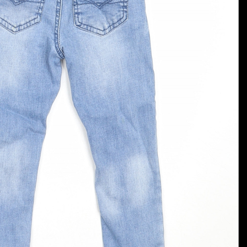 NEXT Boys Blue  Cotton Skinny Jeans Size 2-3 Years  Regular