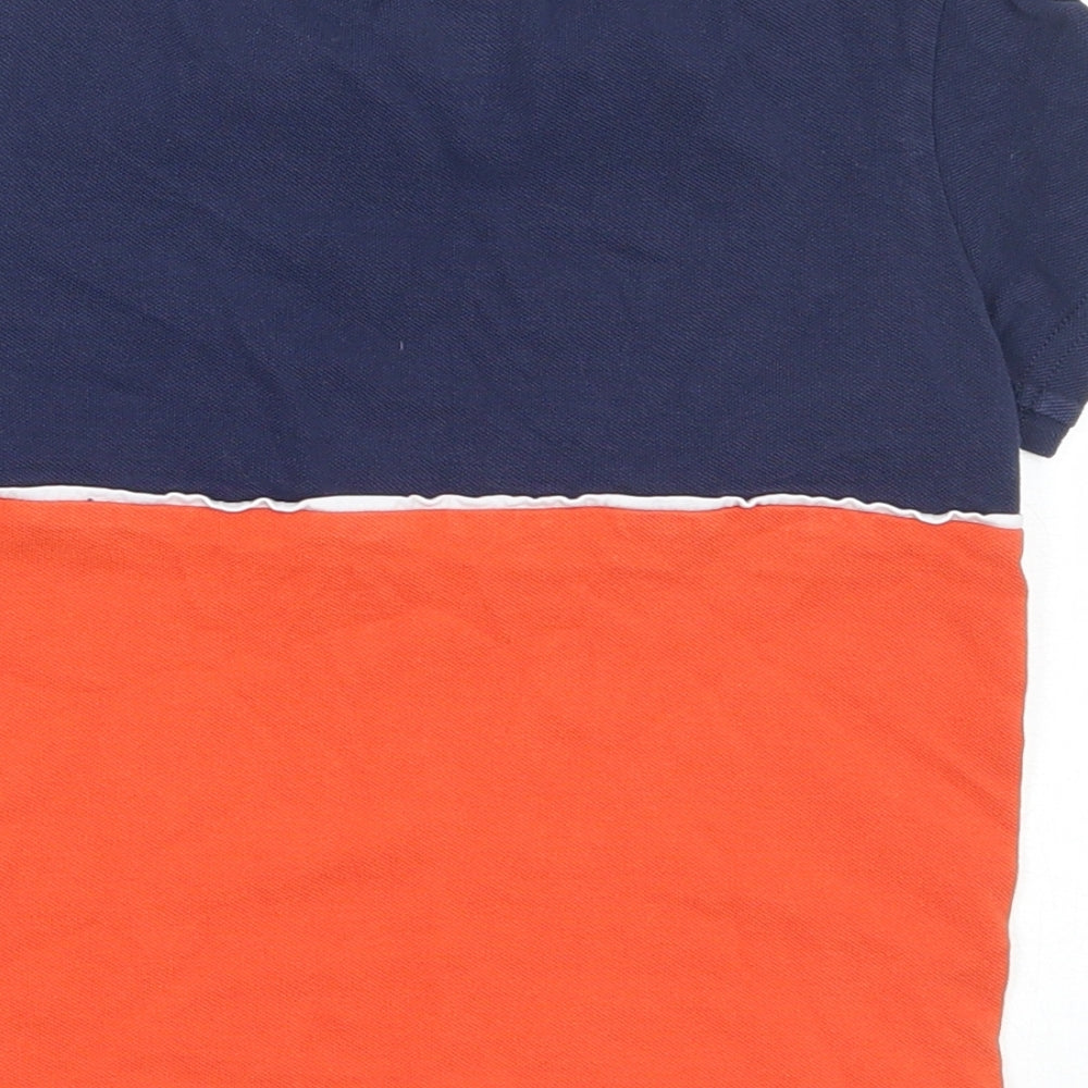 F&F Boys Blue  Cotton Basic T-Shirt Size 4-5 Years Round Neck