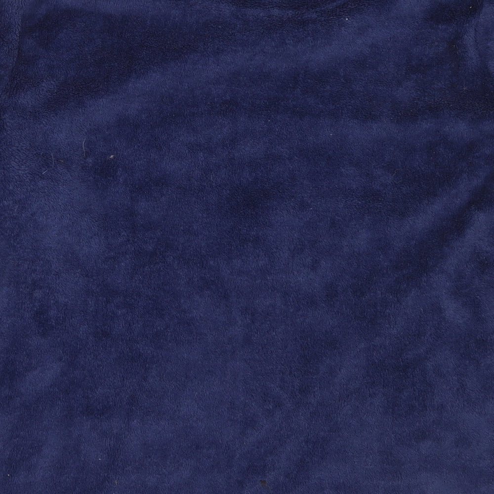 Preworn Womens Blue Solid Polyester Top Pyjama Top Size L