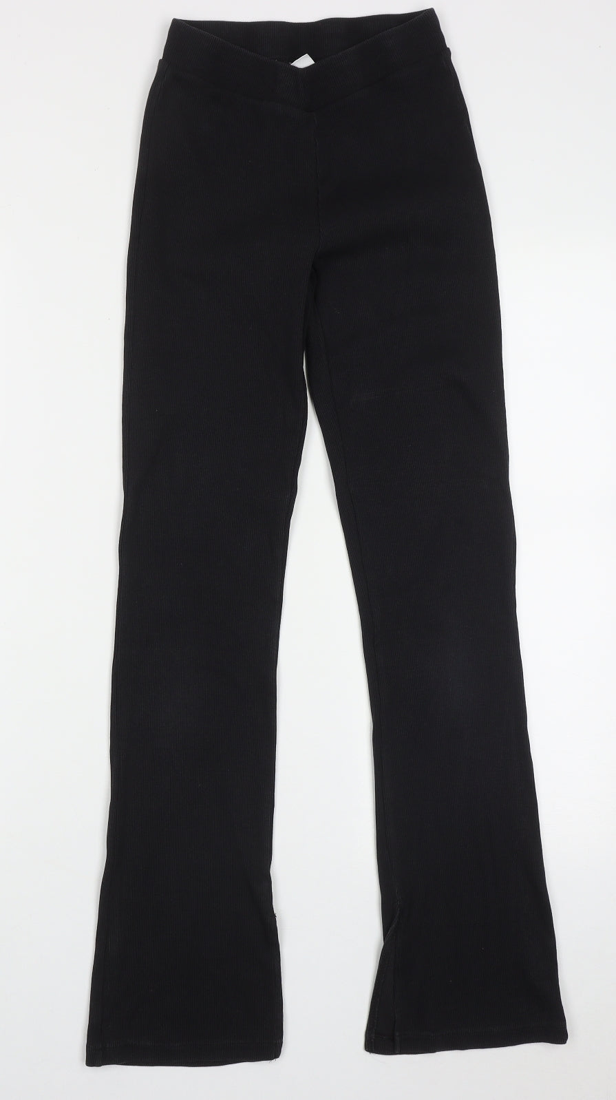 Zara Girls Black  Cotton Capri Trousers Size 13-14 Years  Regular Pullover