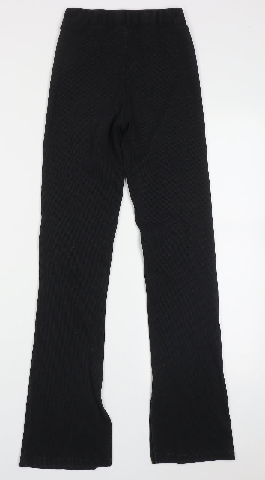 Zara Girls Black  Cotton Capri Trousers Size 13-14 Years  Regular Pullover