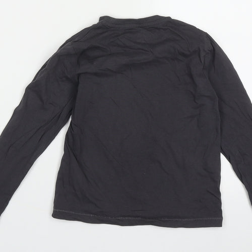 Marks and Spencer Boys Grey  Cotton   Size 6-7 Years  Pullover - Stronger Together