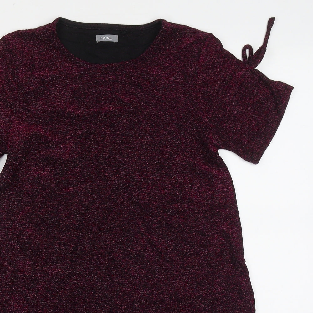 NEXT Girls Purple  Nylon A-Line  Size 9 Years  Crew Neck Pullover