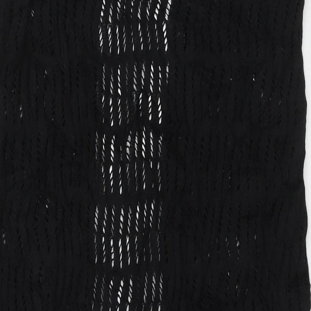 Atmosphere Womens Black V-Neck  Acrylic Cardigan Jumper Size 8
