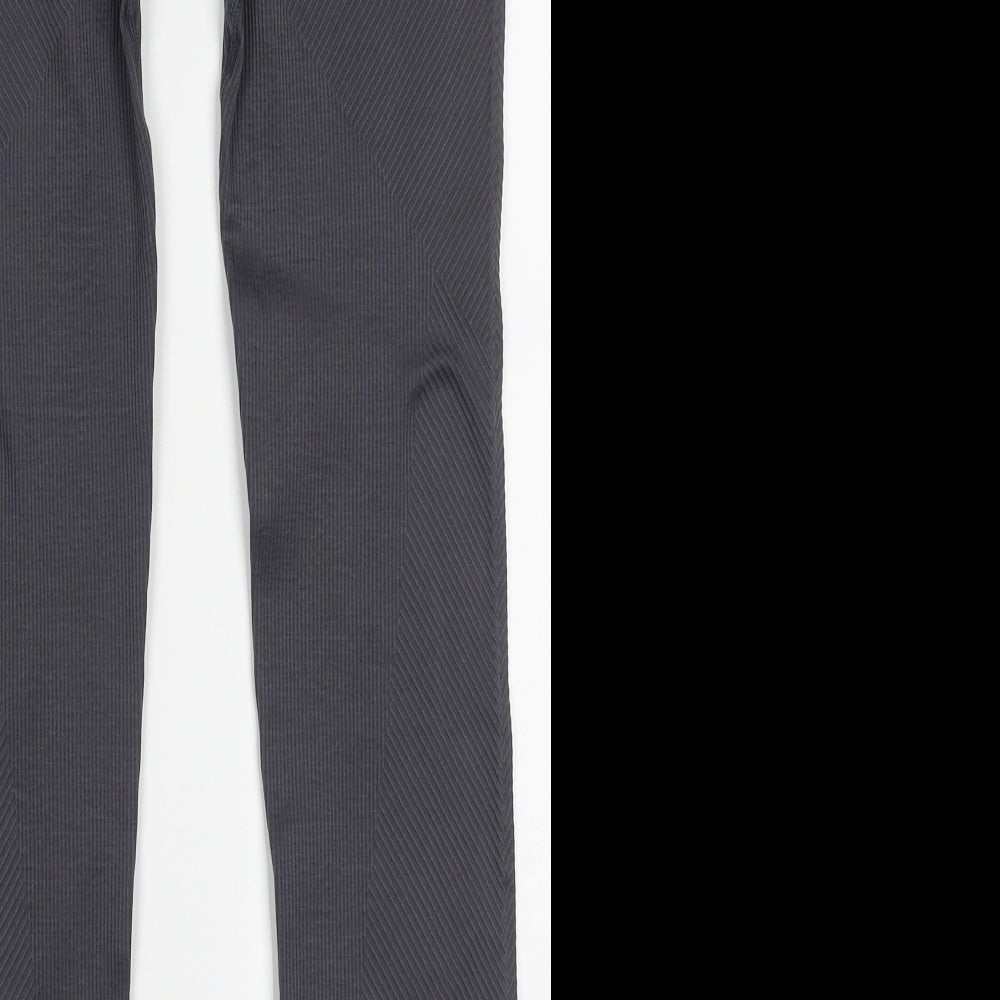Soul Luxe Womens Grey  Nylon Capri Leggings Size L L28 in Regular Pullover