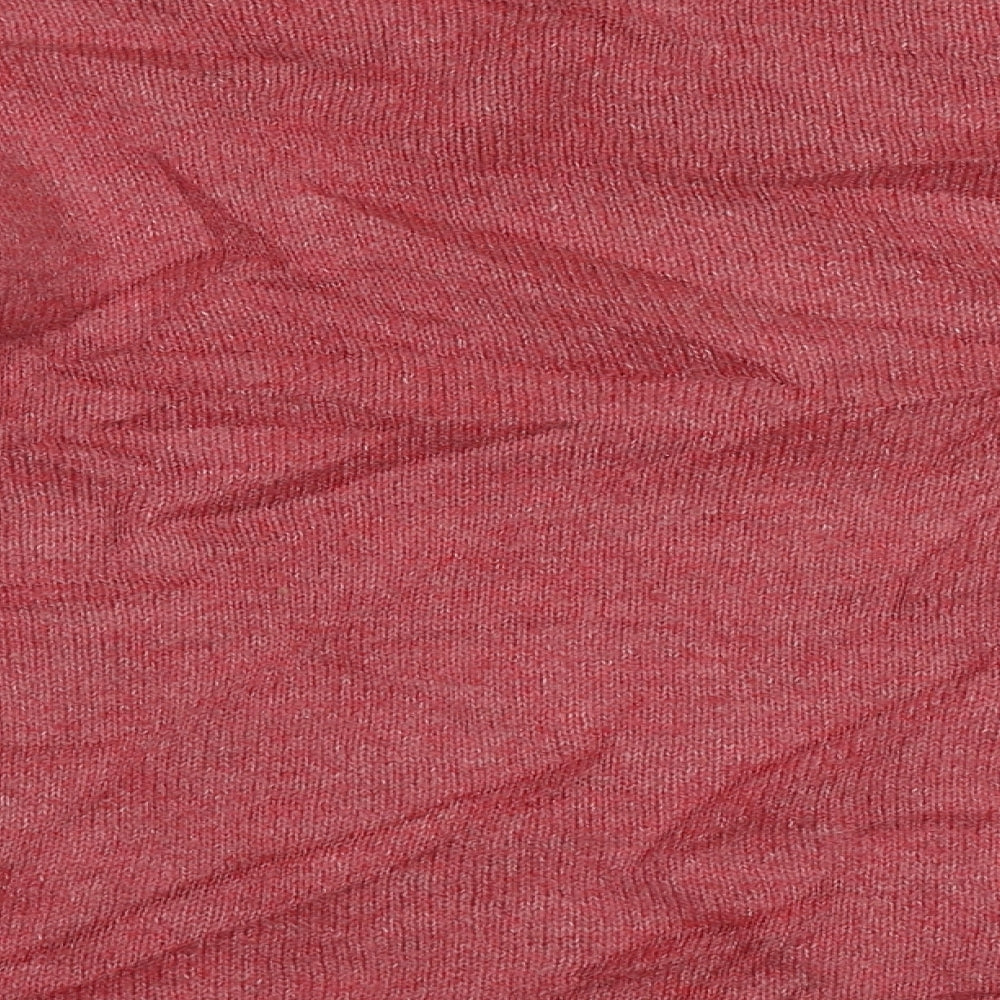 M&Co Womens Pink Crew Neck  Polyacrylate Fibre Pullover Jumper Size 12