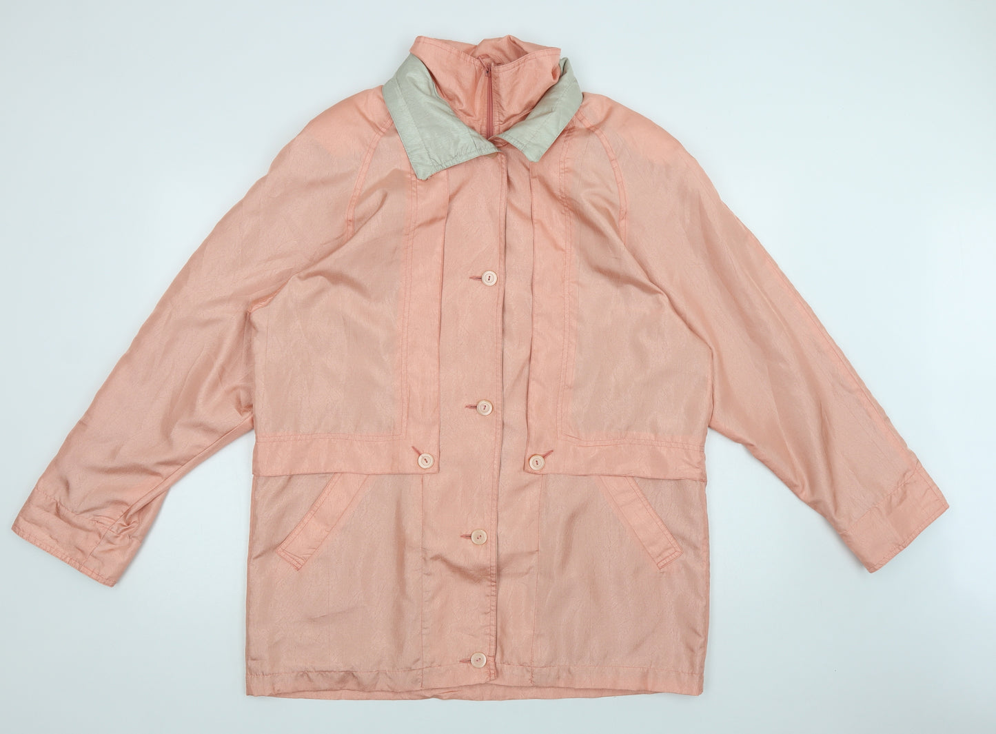Savannah Womens Pink   Jacket  Size L  Button