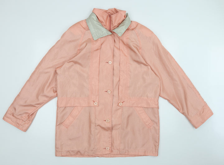Savannah Womens Pink   Jacket  Size L  Button