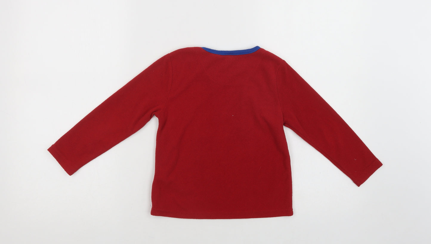 Primark Boys Red  Polyester  Pyjama Top Size 4-5 Years   - Spider-Man