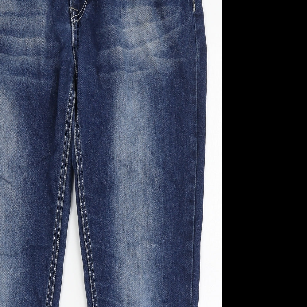 Legend Denim Womens Blue  Cotton Capri Jeans Size 12 L23 in Regular Button