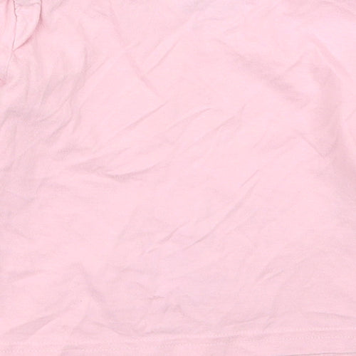 Preworn Girls Pink Solid Cotton Top Pyjama Top Size 2-3 Years  Pullover - Peppa Pig Dreaming of Dancing