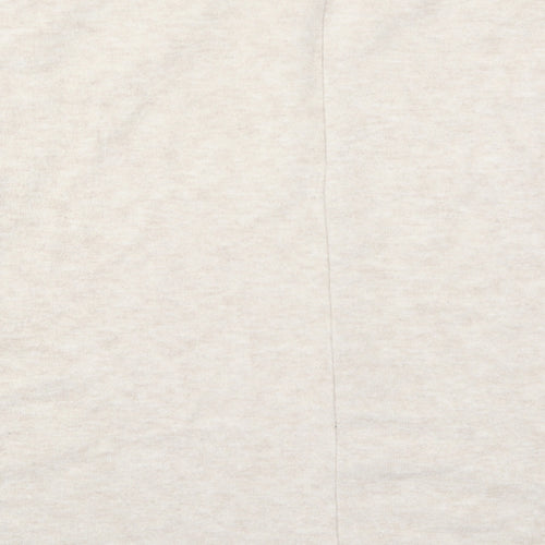 Papaya Womens Beige Round Neck  Polyester Pullover Jumper Size 18