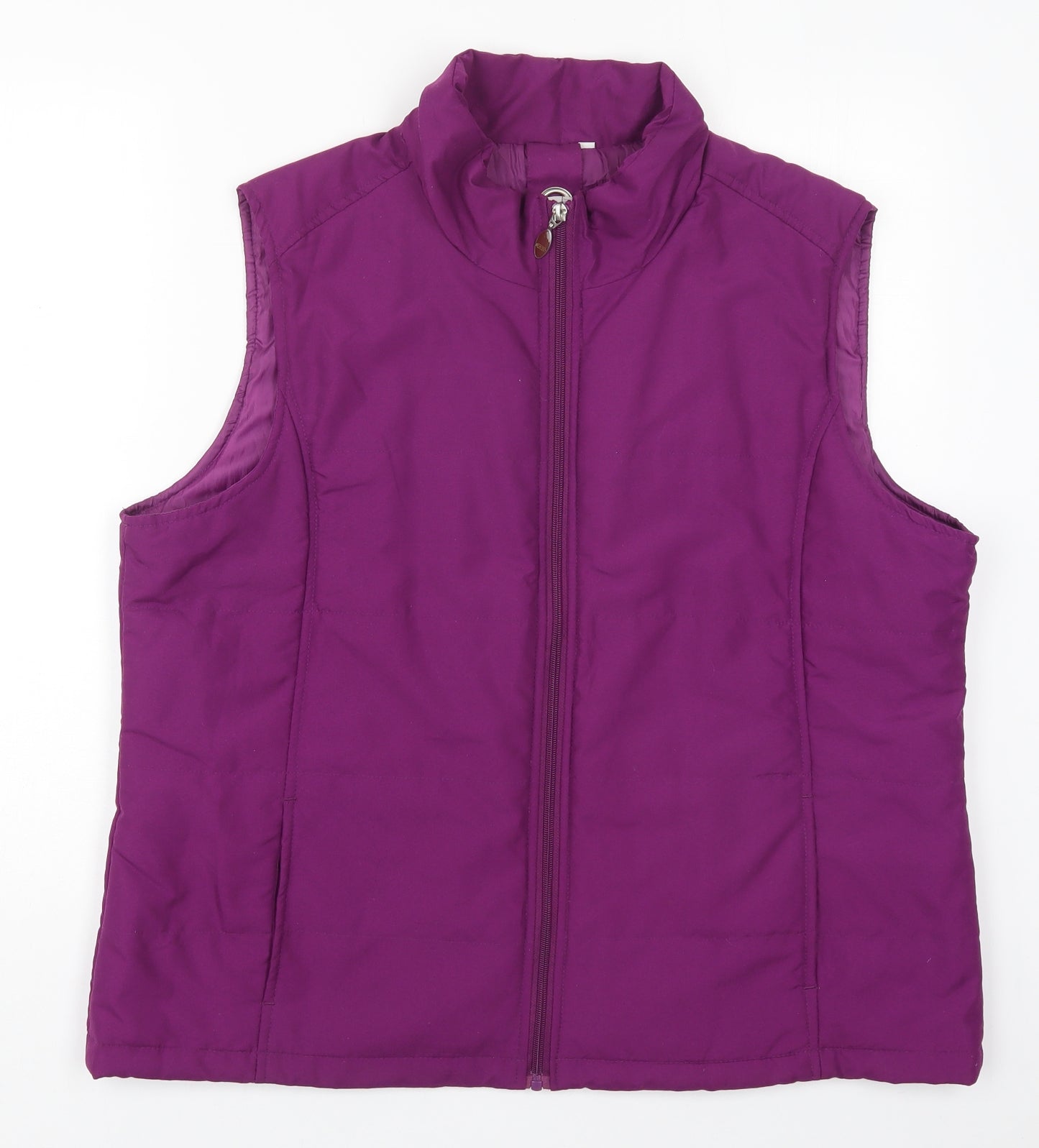 PACO Womens Purple   Gilet Coat Size 2XL  Zip