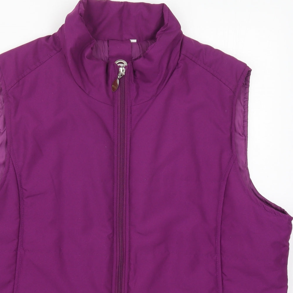 PACO Womens Purple   Gilet Coat Size 2XL  Zip