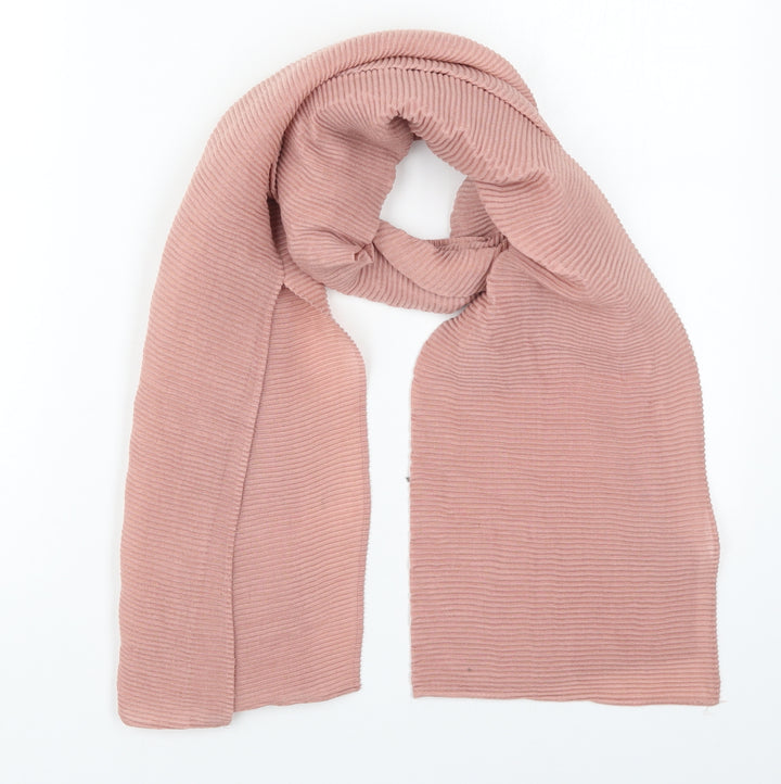Preworn Womens Pink Viscose Scarf