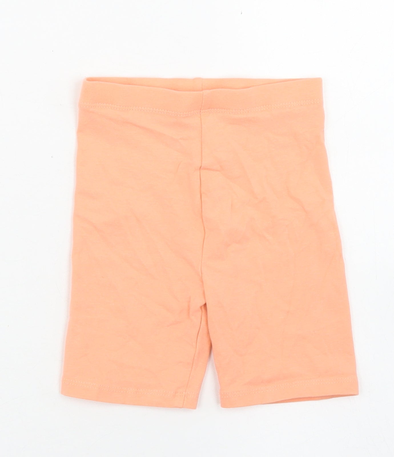 Matalan Girls Orange  Cotton Cropped Trousers Size 18-24 Months   - Cycle Shorts