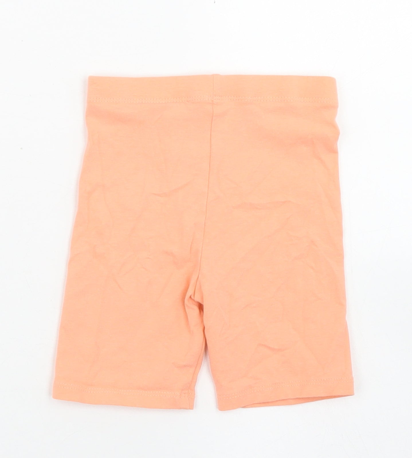 Matalan Girls Orange  Cotton Cropped Trousers Size 18-24 Months   - Cycle Shorts
