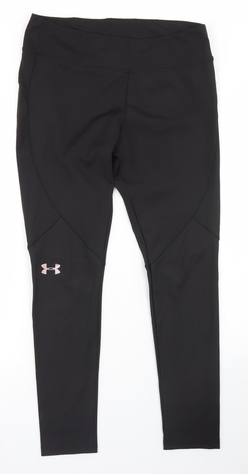 Under armour Womens Black  Polyester Compression Leggings Size 2XL L26 in Regular