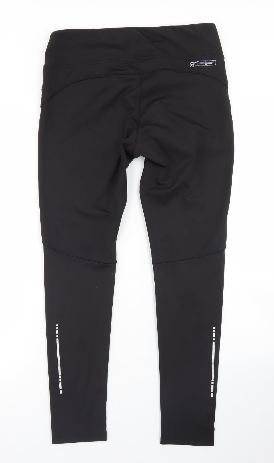Under armour Womens Black  Polyester Compression Leggings Size 2XL L26 in Regular
