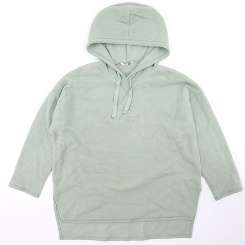 Pep&Co Womens Green  Polyester Pullover Hoodie Size M   - Beverley Hills