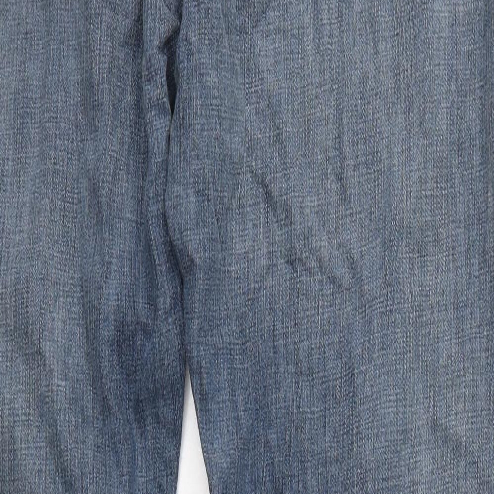 Levi's Mens Blue  Cotton Flared Jeans Size 34 in L33 in Regular