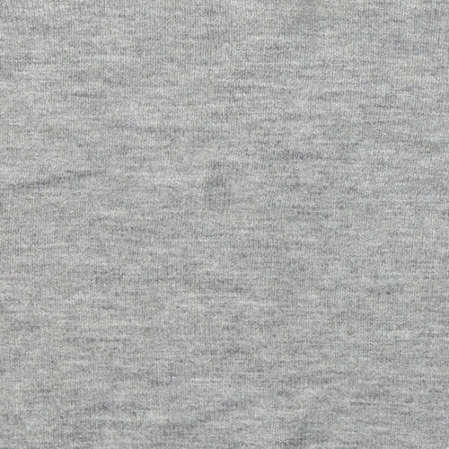 New Look Womens Grey  Acrylic Basic Blouse Size L Round Neck - jewl detail