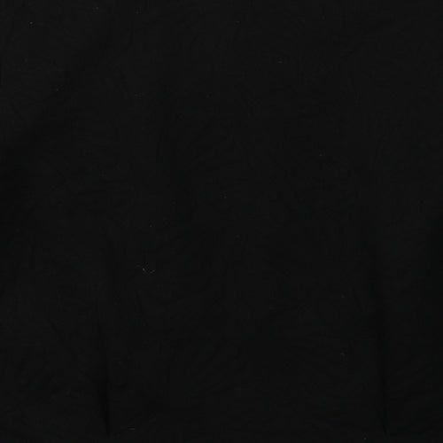 Marks and Spencer Womens Black V-Neck  Polyester Cardigan Jumper Size 14   - Open front