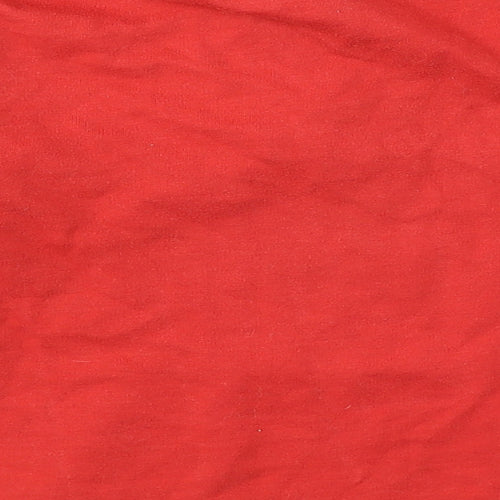 Active Girls Red V-Neck Striped Polyester Pullover Jumper Size 8-9 Years   - New York