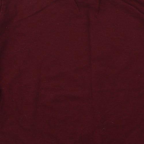 Harry Potter Boys Red Round Neck  Cotton Pullover Jumper Size 6-7 Years   - Gryffindor