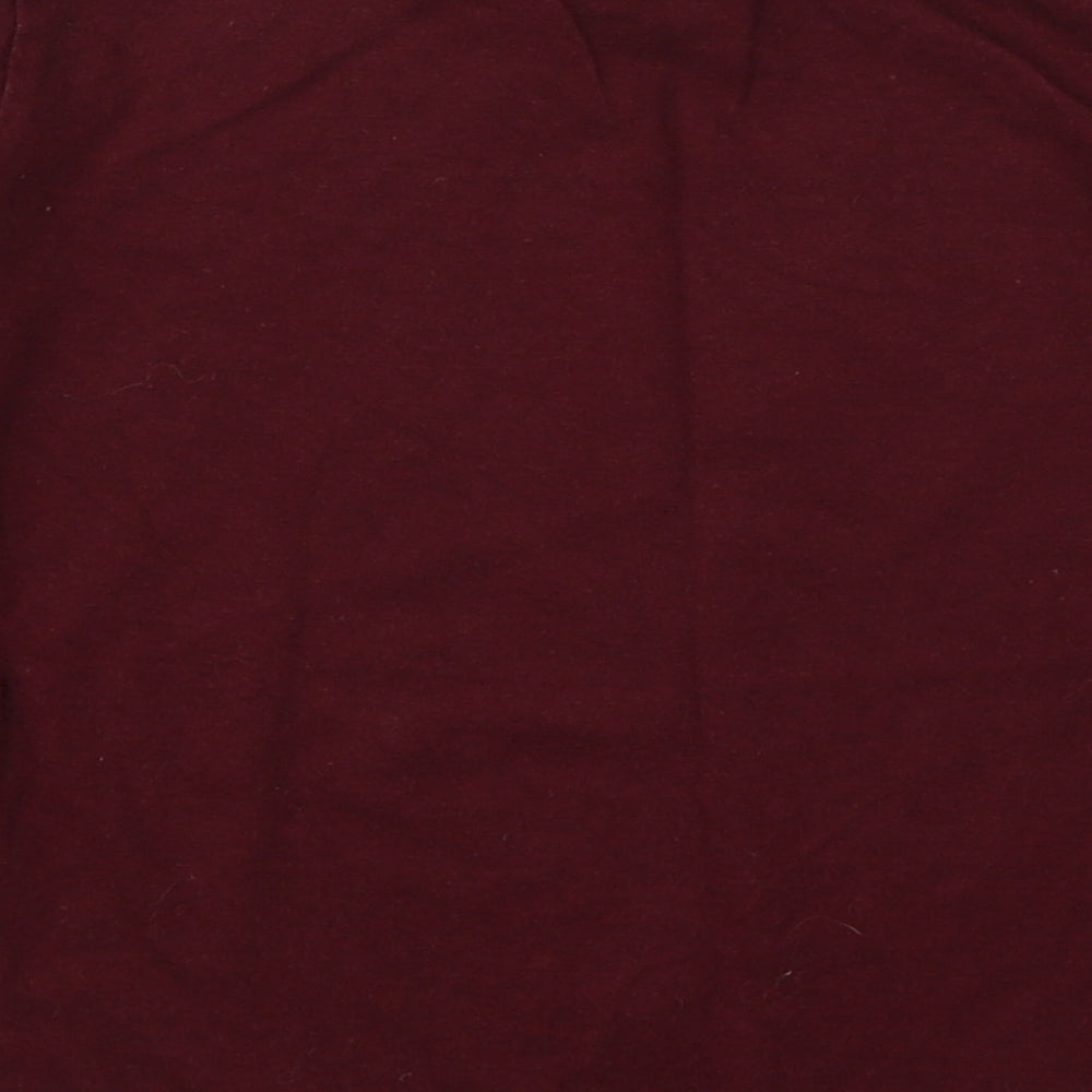 Harry Potter Boys Red Round Neck  Cotton Pullover Jumper Size 6-7 Years   - Gryffindor