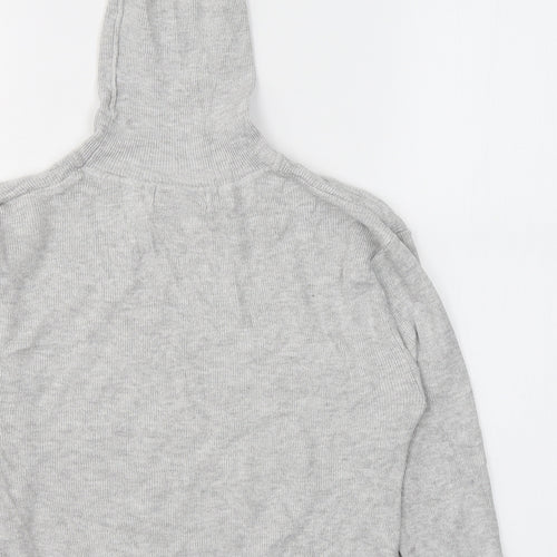 Primark Womens Grey Roll Neck  Viscose Pullover Jumper Size M