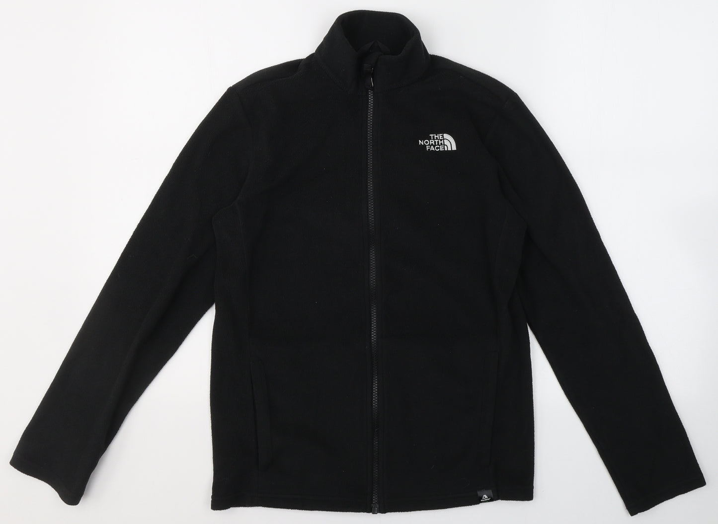 The North Face Boys Black  Polyester Full Zip Sweatshirt Size L   - Unisex