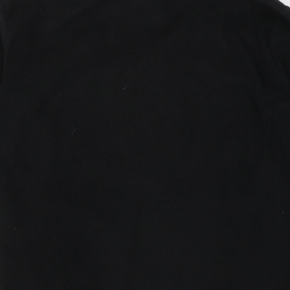 The North Face Boys Black  Polyester Full Zip Sweatshirt Size L   - Unisex