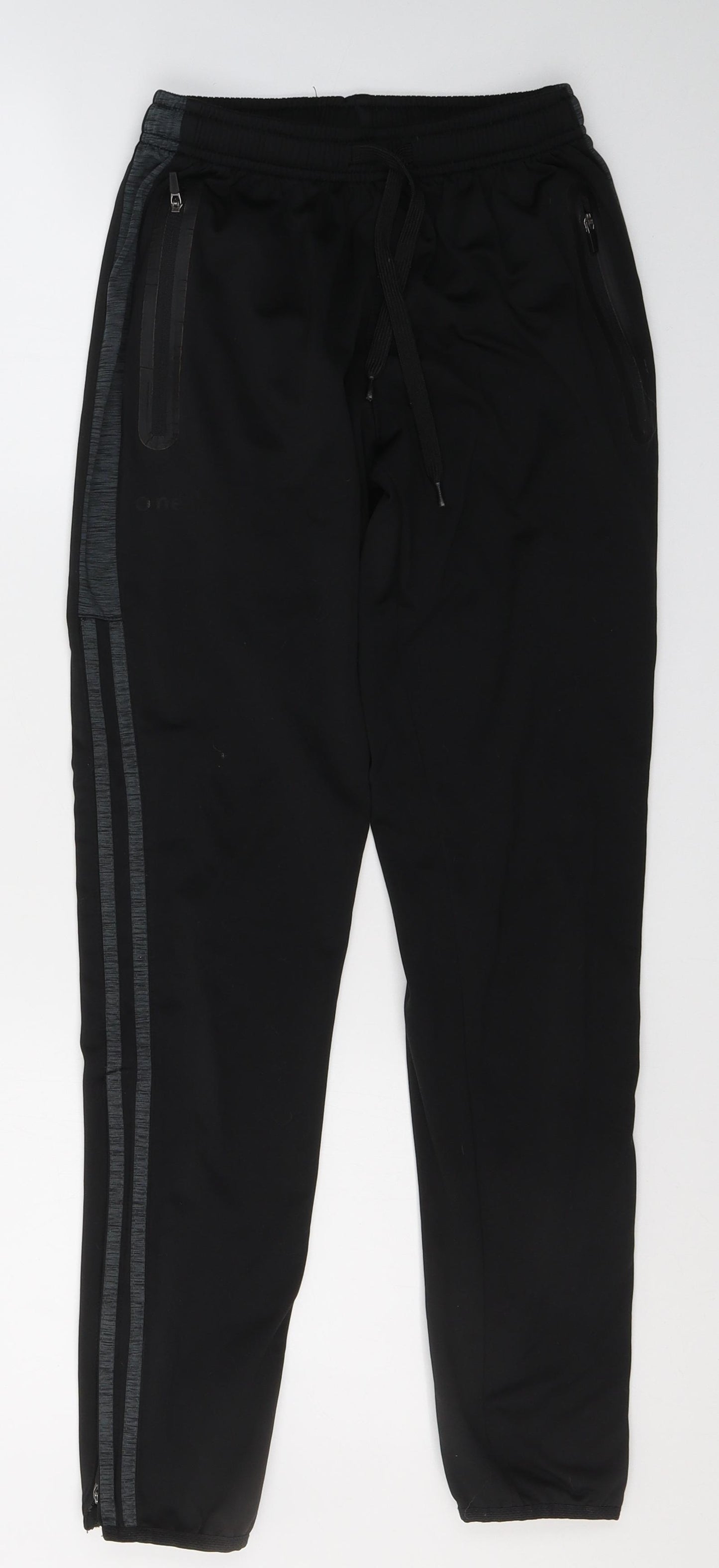 O'Neill Boys Black  Polyester Jogger Trousers Size 13 Years  Regular  - Zip Ankles