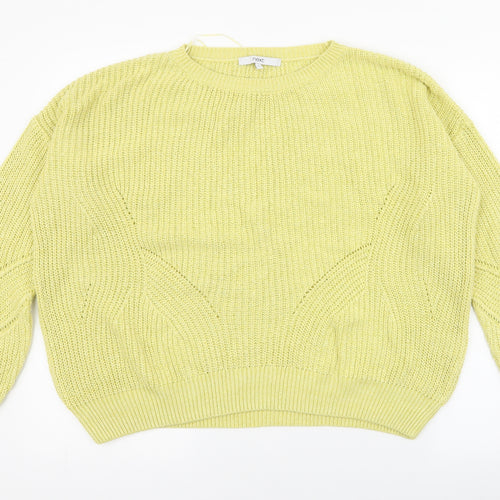NEXT Womens Green Round Neck  Acrylic Pullover Jumper Size S