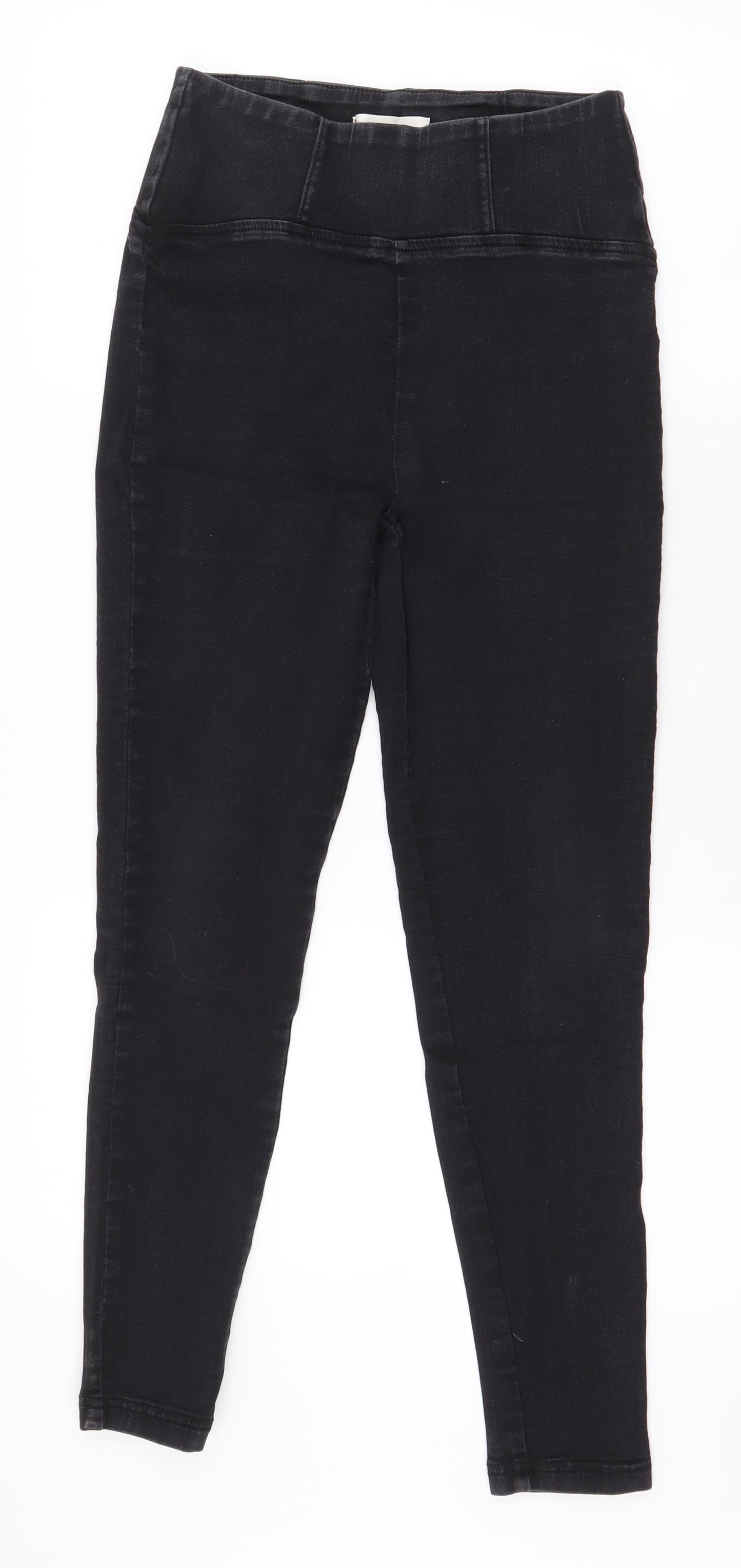 Marks and Spencer Womens Black  Cotton Jegging Jeans Size 10 L26 in Regular