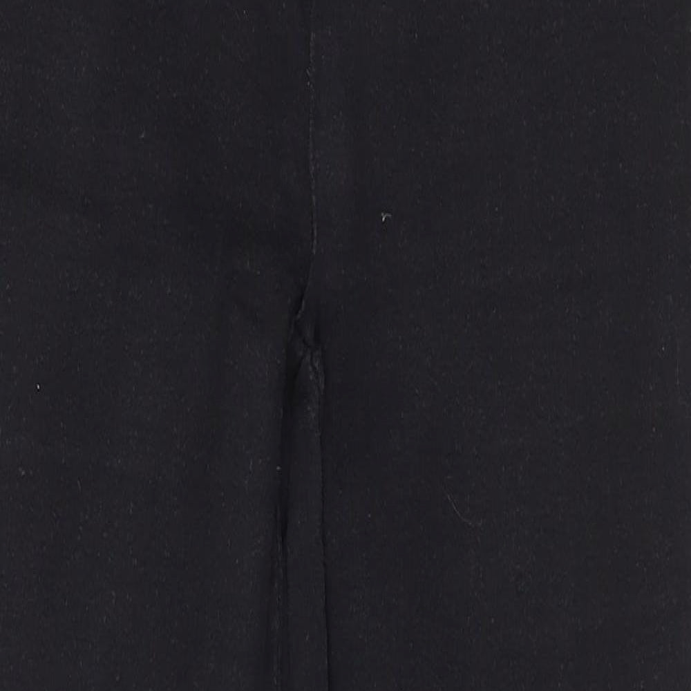 Marks and Spencer Womens Black  Cotton Jegging Jeans Size 10 L26 in Regular