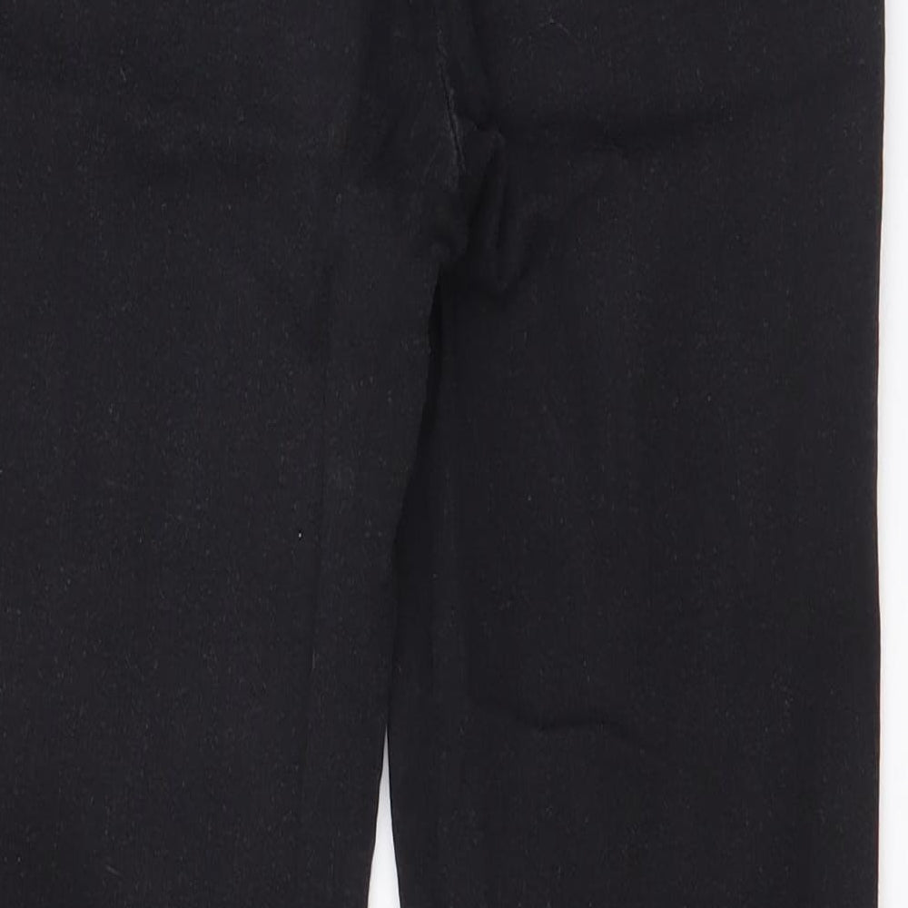 Marks and Spencer Womens Black  Cotton Jegging Jeans Size 10 L26 in Regular