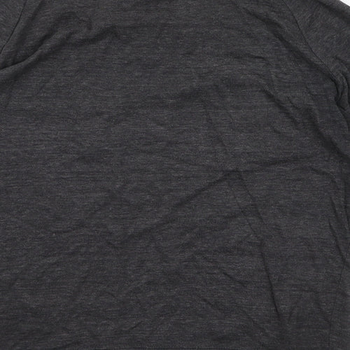 H&M Womens Grey  Polyester Pullover Sweatshirt Size S  Pullover