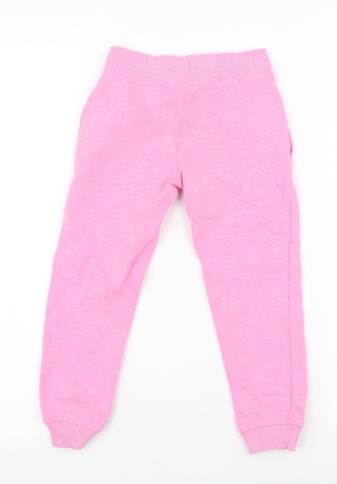 Young Dimension Girls Pink  Cotton Jogger Trousers Size 3-4 Years  Regular Drawstring