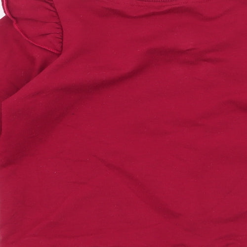SheIn Girls Red  Polyester Pullover Sweatshirt Size 3 Years  Pullover - little miss sassy pants
