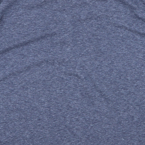 Espirit Womens Blue  Polyester Jersey T-Shirt Size S Round Neck