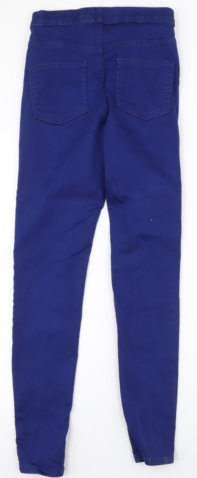 Marks and Spencer Womens Blue  Cotton Jegging Jeans Size 8 L27.5 in Regular