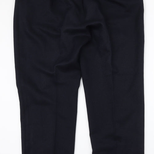 Marks and Spencer Womens Blue  Polyester Trousers  Size 18 L28.5 in Regular