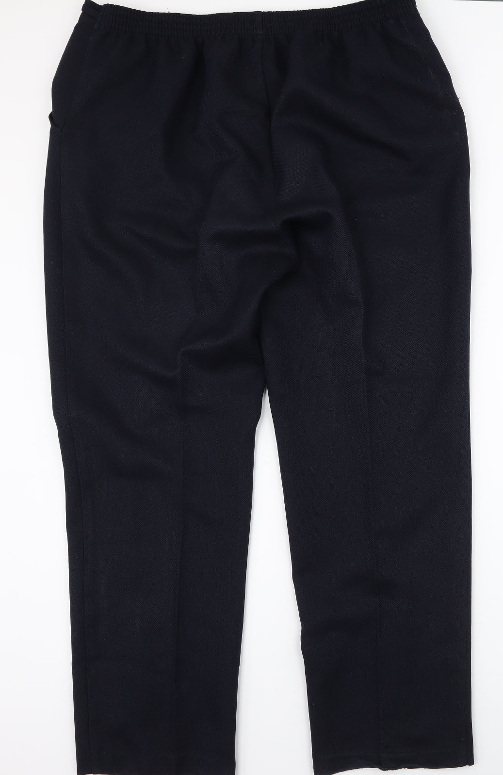 Marks and Spencer Womens Blue  Polyester Trousers  Size 18 L28.5 in Regular